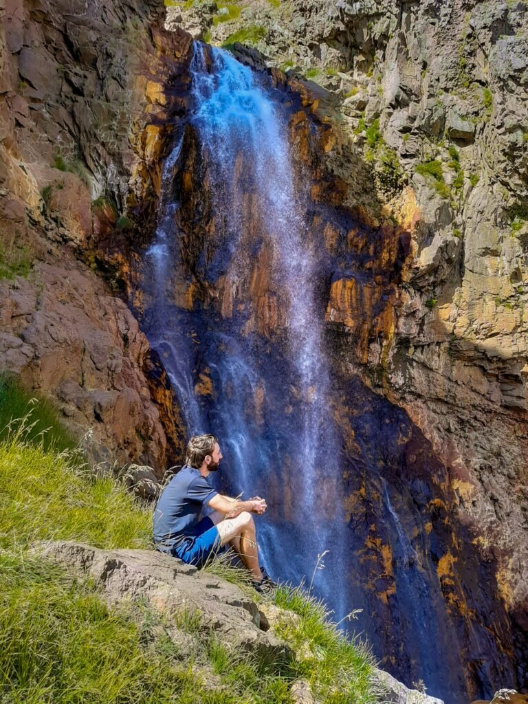 Gegharot Waterfall on Mount Aragats