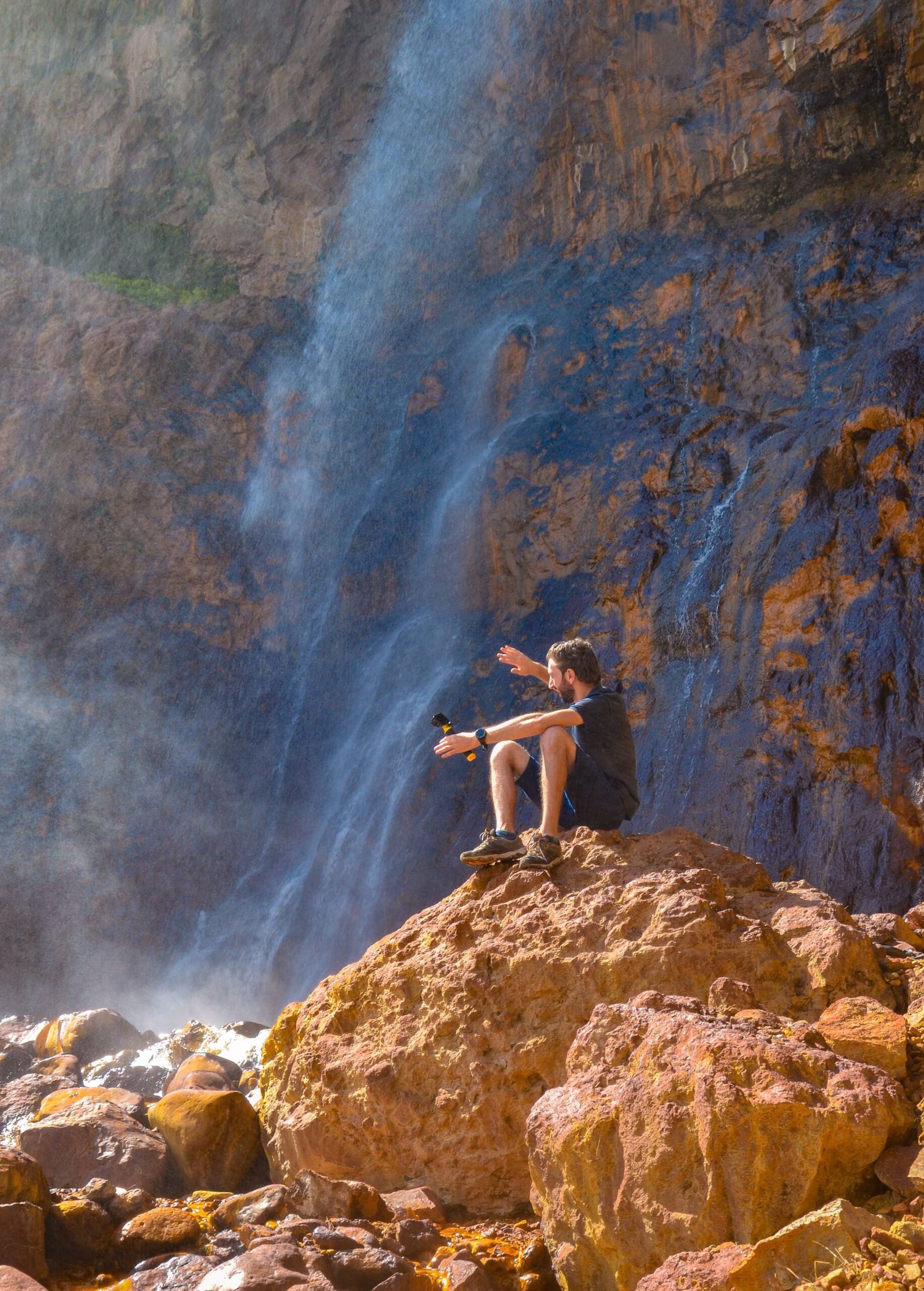 Gegharot Waterfall on Mount Aragats