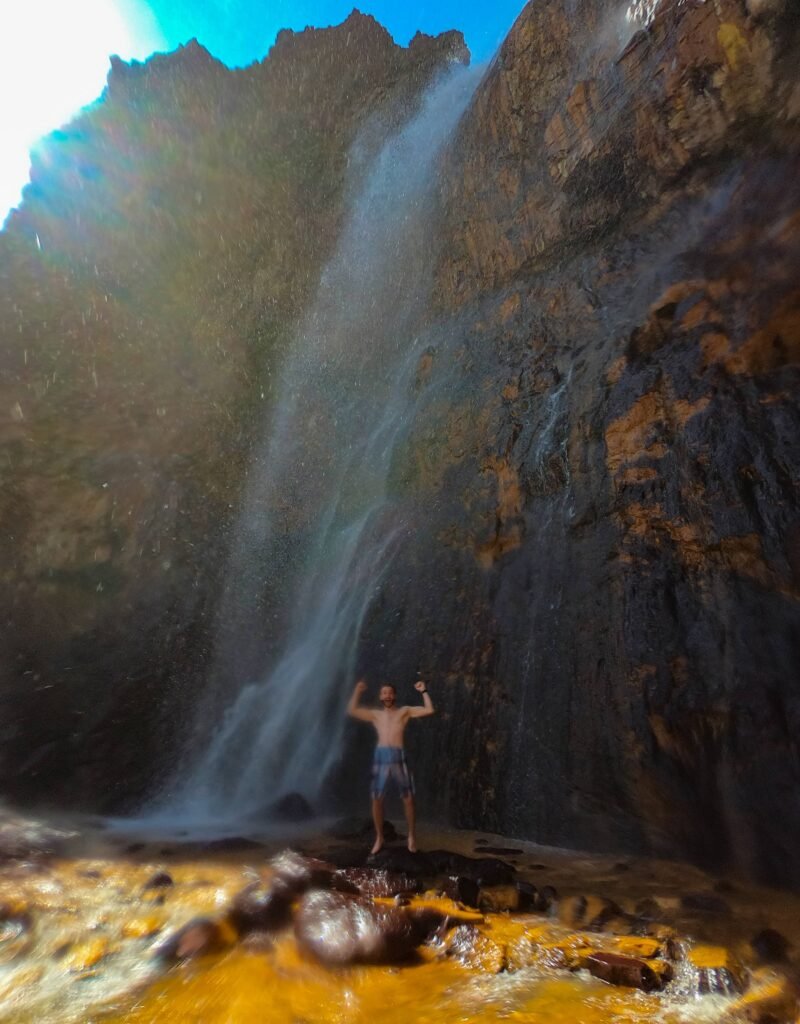 Gegharot Waterfall on Mount Aragats