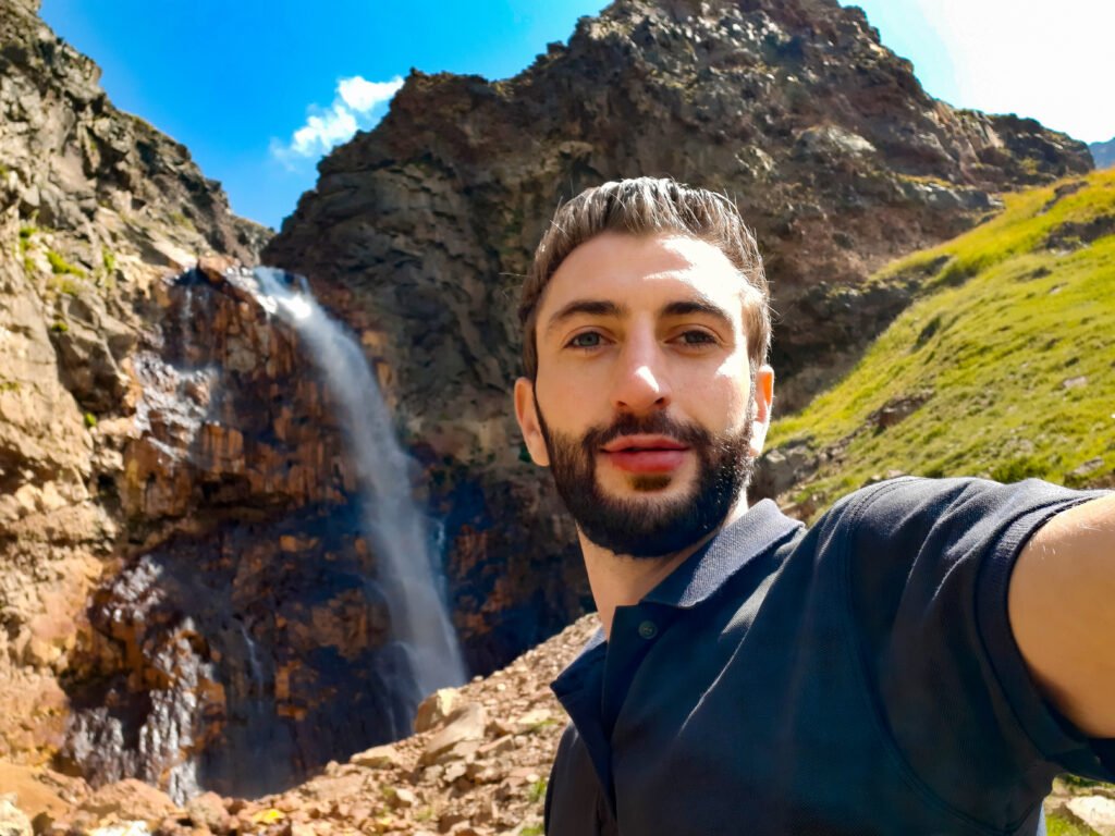 Gegharot Waterfall on Mount Aragats