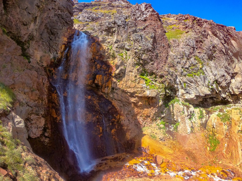 Gegharot Waterfall on Mount Aragats